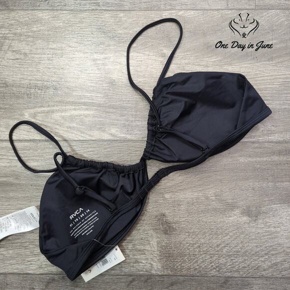 RVCA Solid Trilette Bikini Top Size XL - Picture 5 of 5